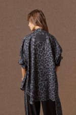 'DORIS' ANIMAL PRINT OVERSIZED ΠΟΥΚΑΜΙΣΟ - Image 6