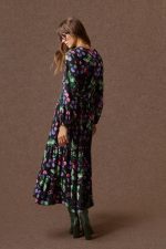 'ADELYN' ΜΑΞΙ ΦΟΡΕΜΑ (MULBERRY) - Image 4