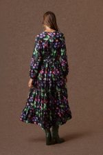 'ADELYN' ΜΑΞΙ ΦΟΡΕΜΑ (MULBERRY) - Image 7