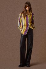 'EMMA' OVERSIZED ΡΙΓΕ ΠΟΥΚΑΜΙΣΟ (MULTICOLOR STRIPES) - Image 2