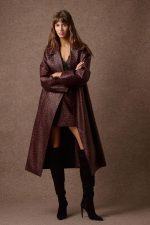 'NORMA' OVERSIZED ΜΑΚΡΥ ΠΑΛΤΟ (BURGUNDY/ANIMAL PRINT) - Image 3