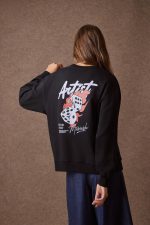 'AMANDA' OVERSAIZED ΦΟΥΤΕΡ ΜΠΛΟΥΖΑ (BLACK)