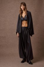 'CAROLINA' SATIN JACKET (BLACK) - Image 5