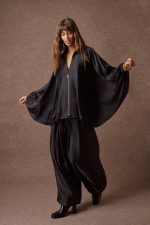 'CAROLINA' SATIN JACKET (BLACK) - Image 3