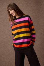'MARA' STRIPED SWEATSHIRT