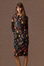 'ARIANNI' MIDI FITTED DRESS - Image 4