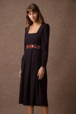 'NEFELI' ΜΙΝΤΙ ΦΟΡΕΜΑ ΜΕ ΚΕΝΤΗΜΕΝΗ ΖΩΝΗ (BLACK) - Image 6