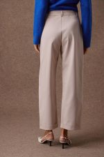 'LEO' CROPPED PANTS (CREAM WHITE) - Image 3