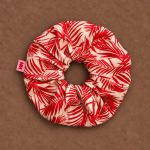 SCRUNCHIES (IVORY/RED PRINT)