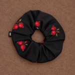 SCRUNCHIES (BLACK/BOTANICAL)
