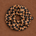 SCRUNCHIES (BLACK/CARAML)
