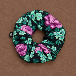 SCRUNCHIES (BLACK/BOTANICAL)