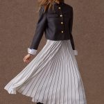 'NAIA' PLEATED SKIRT
