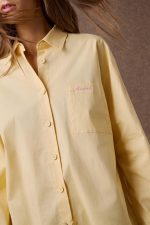 'LINDA' ΒΑΜΒΑΚΕΡΟ OVERSIZED ΠΟΥΚΑΜΙΣΟ (YELLOW) - Image 2