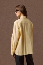 'LINDA' ΒΑΜΒΑΚΕΡΟ OVERSIZED ΠΟΥΚΑΜΙΣΟ (YELLOW) - Image 3