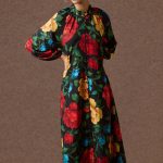 'ALMA' MAXI PRINTED DRESS