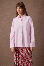 'LINDA' ΒΑΜΒΑΚΕΡΟ OVERSIZED ΠΟΥΚΑΜΙΣΟ (PINK) - Image 3