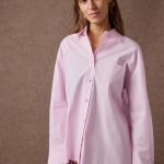 'LINDA' COTTON OVERSIZED SHIRT (PINK)